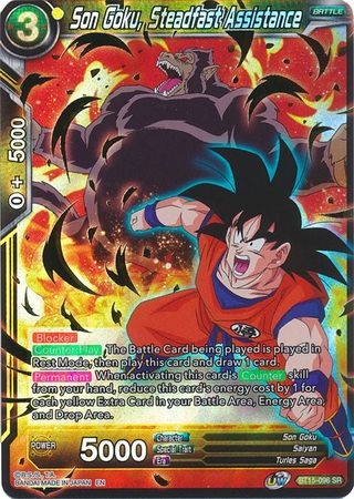Son Goku, Steadfast Assistance - BT15-096 - Super Rare