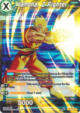 Yamcha, Z Fighter - BT17-087 - Uncommon Foil