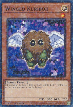 Winged Kuriboh - HAC1-EN013 - Duel Terminal Common Parallel 1st Edition