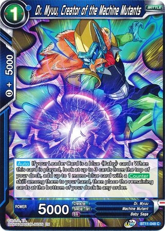 Dr. Myuu, Creator of the Machine Mutants - BT11-048 - Common