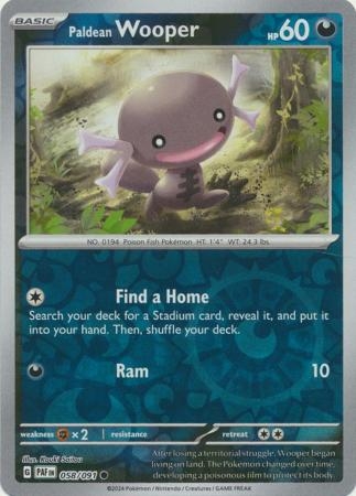 Paldean Wooper - 058/091 - Common Reverse Holo