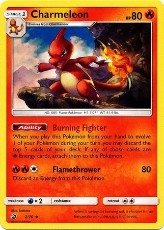 Charmeleon - 2/70 - Uncommon