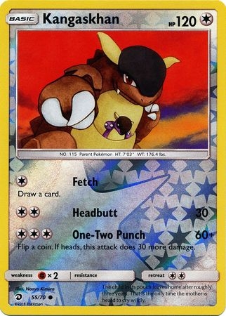 Kangaskhan - 55/70 - Common Reverse Holo