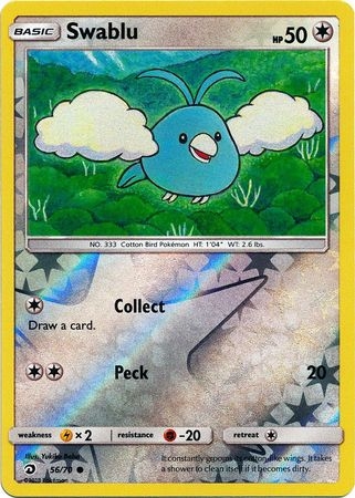 Swablu - 56/70 - Common Reverse Holo