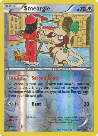 Smeargle - 123/162 - Rare Reverse Holo