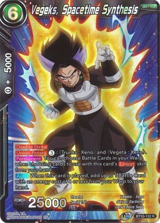 Vegeks, Spacetime Synthesis - BT10-132 - Rare Foil