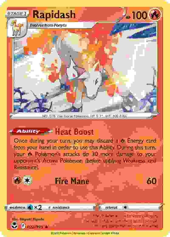 Rapidash - 022/195 - Holo Rare