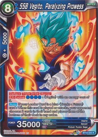 SSB Vegito, Paralyzing Prowess - BT10-045 - Rare