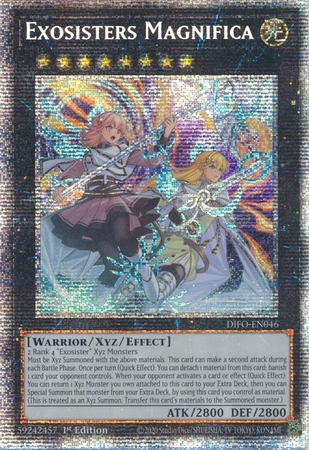 Exosisters Magnifica - DIFO-EN046 - Starlight Rare 1st Edition