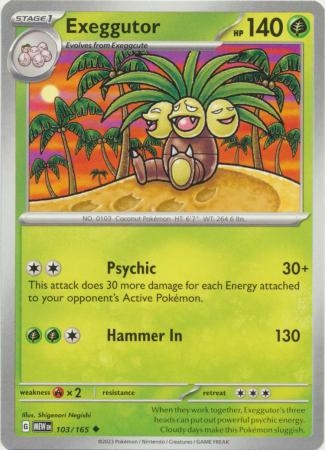 Exeggutor - 103/165 - Uncommon