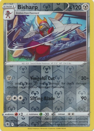 Bisharp - 116/189 - Uncommon Reverse Holo