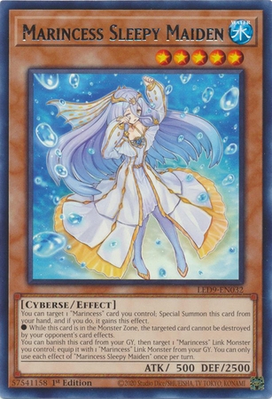 Marincess Sleepy Maiden - LED9-EN032 - Rare 1st Edition