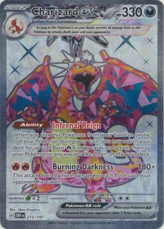 Charizard ex - 215/197 - Full Art Secret Rare