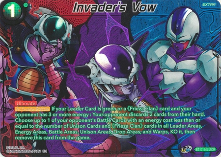 Invader's Vow - BT17-147 - Secret Rare