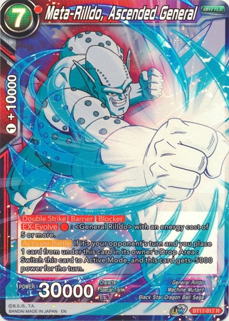 Meta-Rilldo, Ascended General - BT17-017 - Rare Foil