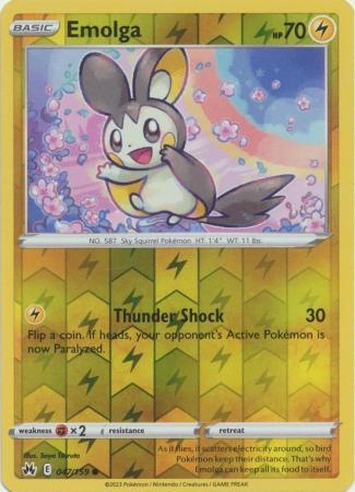 Emolga - 047/159 - Common Reverse Holo