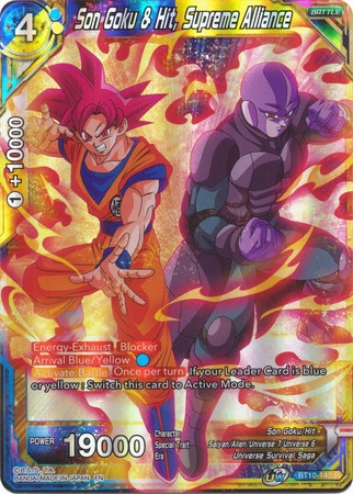 Son Goku & Hit, Supreme Alliance - BT10-145 - Rare Foil