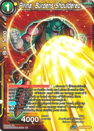 Pirina, Burdens Shouldered - BT17-104 - Common Foil