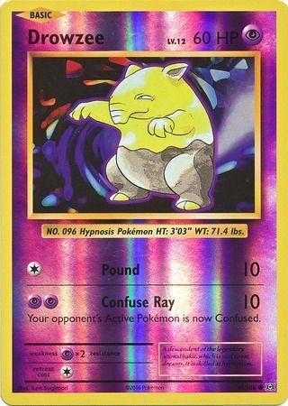 Drowzee - 49/108 - Common Reverse Holo