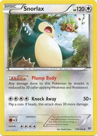 Snorlax - 118/162 - Uncommon