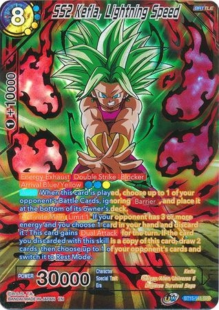 SS2 Kefla, Lightning Speed (SPR) - BT15-148 - Special Rare