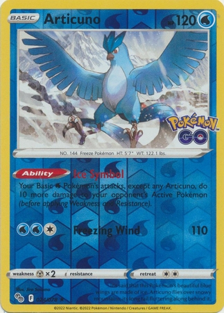 Articuno - 024/078 - Holo Rare Reverse Holo