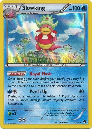 Slowking - 21/122 - Holo Rare
