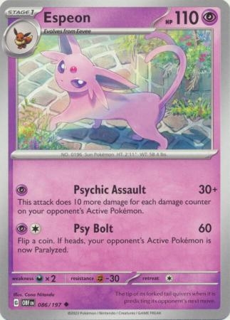 Espeon - 086/197 - Uncommon