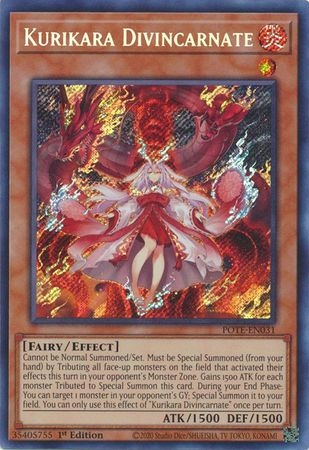 Kurikara Divincarnate - POTE-EN031 - Secret Rare 1st Edition