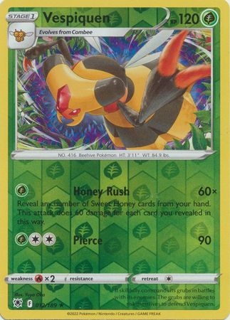 Vespiquen - 012/189 - Rare Reverse Holo