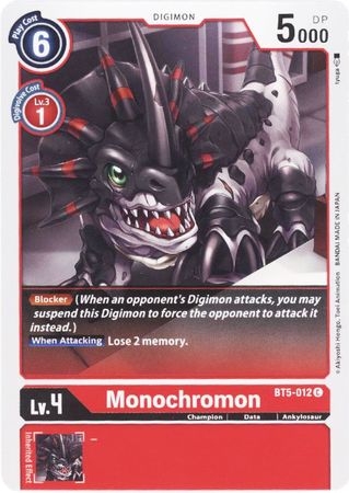 Monochromon - BT5-012 - Common