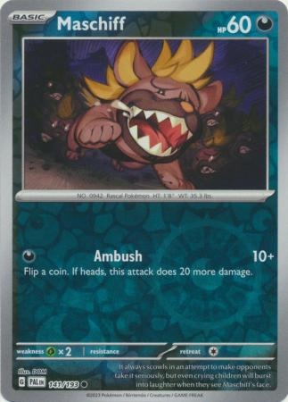 Maschiff - 141/193 - Common Reverse Holo