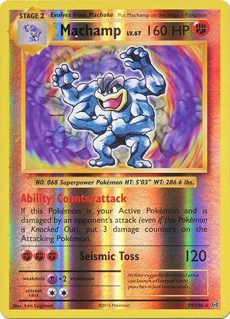 Machamp - 59/108 - Rare Reverse Holo