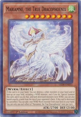 Mariamne, the True Dracophoenix - LED8-EN051 - Common 1st Edition