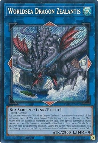 Worldsea Dragon Zealantis - DABL-EN050 - Secret Rare 1st Edition