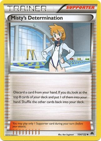 Misty's Determination - 104/122 - Uncommon