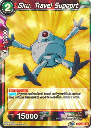 Giru, Travel Support - BT17-015 - Uncommon Foil