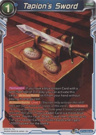 Tapion's Sword - BT14-059 - Uncommon Foil