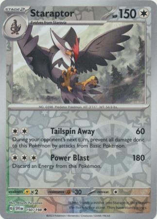 Staraptor - 150/198 - Uncommon Reverse Holo