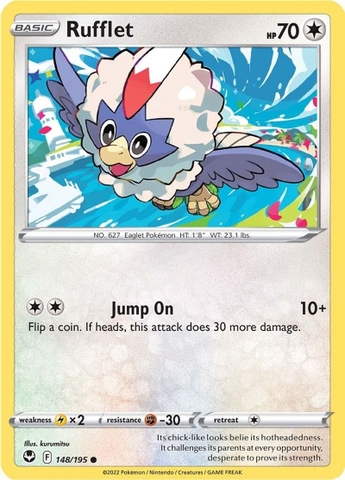 Rufflet - 148/195 - Common Reverse Holo