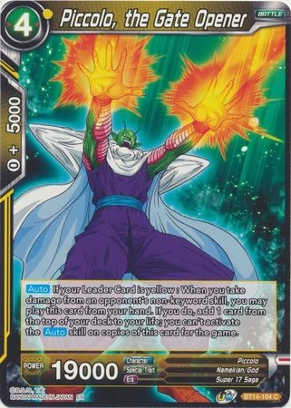 Piccolo, the Gate Opener - BT14-104 - Common