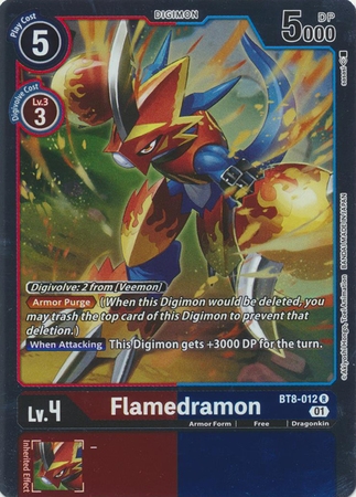 Flamedramon - BT8-012 R - Rare