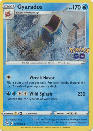 Gyarados - 022/078 - Holo Rare