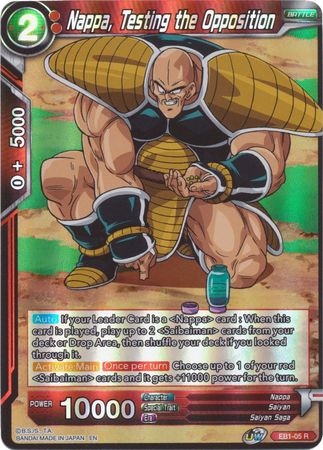 Nappa, Testing the Opposition - EB1-05 - Rare Foil