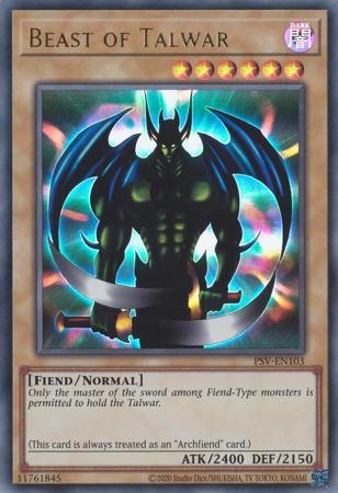 Beast of Talwar - PSV-EN103 - Ultra Rare Unlimited (25th Reprint)