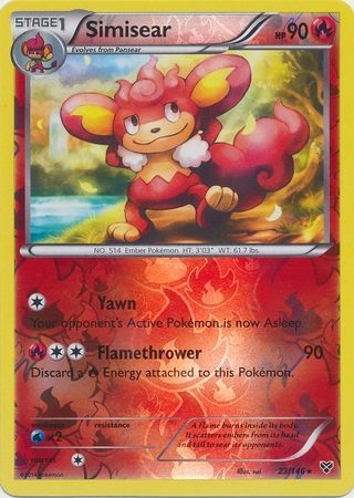 Simisear - 23/146 - Rare Reverse Holo