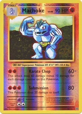 Machoke - 58/108 - Uncommon Reverse Holo