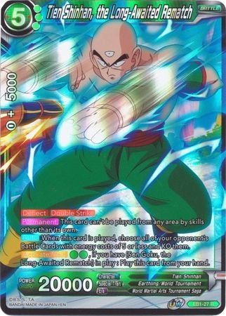 Tien Shinhan, the Long-Awaited Rematch - EB1-27 - Rare Foil