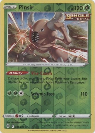 Pinsir - 1/203 - Rare Reverse Holo