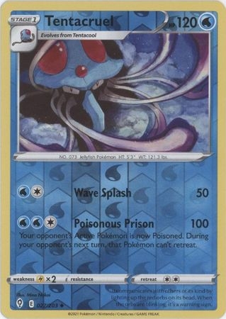 Tentacruel - 27/203 - Uncommon Reverse Holo